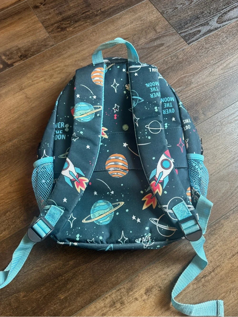 Kids outer space planets school travel backpack 15” by 11”